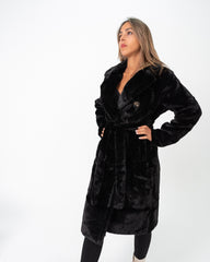 Cappotto donna pelliccia ecologica made in Italy