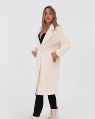 Cappotto giacca donna pelliccia ecologica made in Italy