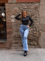 Jeans donna aderente made in italy