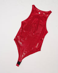 Maglia body donna rosso made in Italy